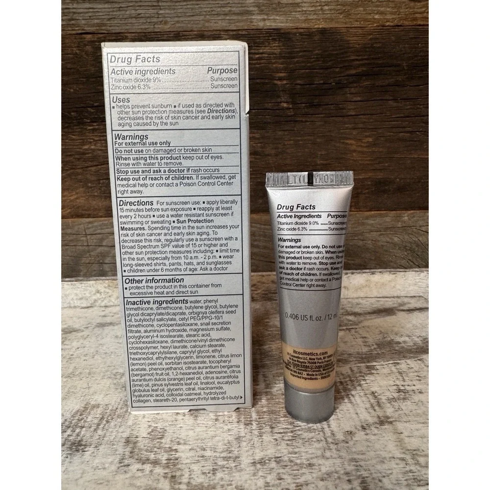 IT Cosmetics CC+ Cream Light 12ml | Travel Size |  Full-Coverage